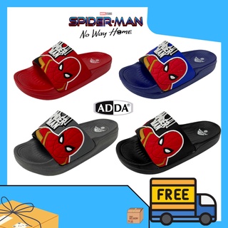 รองเท้าแตะ เด็กผู้ชาย แบบสวม ADDA ลายสไปเดอร์แมน Spider Man Avenger ลิขสิทธิ์แท้ 32B2E เก็บเงินปลายทาง