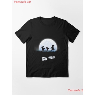 Dragon Moon Essential T-Shirt ดราก้อนบอล Dragon Ball พิมลาย ผู้หญิง เสื้อยืดผู้ชาย เสื้อยืดลายอนิเมะ การ์ตูนสามารถปรับแต