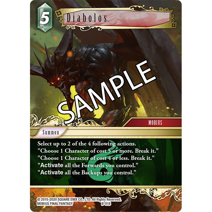 [FFTCG] Boss Deck Chaos เด็คเริ่มต้น แบบพร้อมเล่น 50ใบ (การ์ดไฟนอล / Final Fantasy Trading