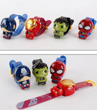 นาฬิกาหดได้ Lol Spiderman Avengers Watch 3d นาฬิกา นาฬิกาดิจิตอล ข้อมือ