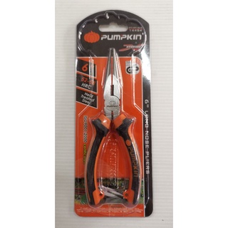 PUMPKIN​ PTT-RP150S 14454 คีมปากแหลม 6"  (มีสปริง)​