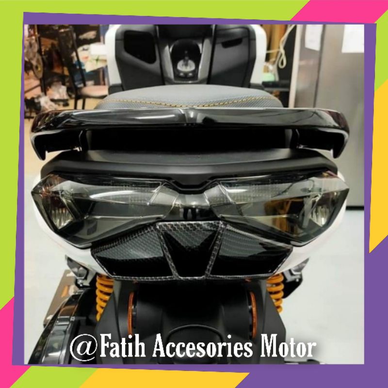 ฝาครอบ MIKA SMOKE เบรคหลัง STOP Glass ALL NEW NMAX V2 2020 /2024