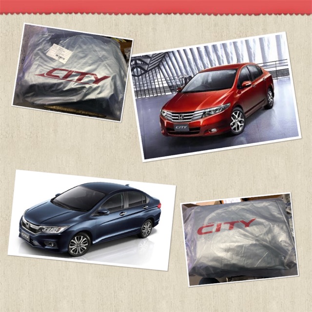 [แบบหนา] ผ้าคลุมรถ Honda City 2003 - 2025