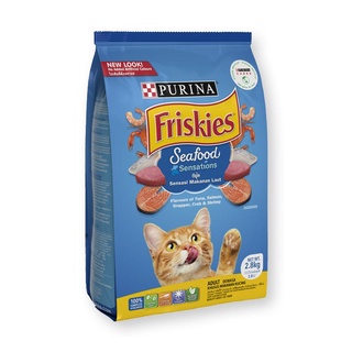 ฟริสกี้ส์ อาหารแมว ซีฟูดส์ เซนเซชั่น 3 กก. อาหารแมว Friskies Seafood Sensations 3 kg