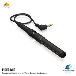 Behringer Video Mic Condenser Microphone for Video Camera ไมโครโฟนคอนเด็นเซอ ใช้ได้ทั้งกล้อง DSLR และ Smart Phone