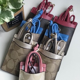 คล้องบัตรCoach #F63274 พร้อมส่ง