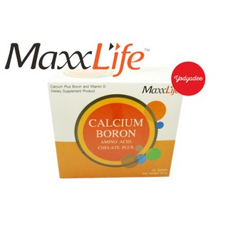 MAXXLIFE CALCIUM BORON กล่อง 60 เม็ด 83406