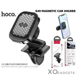 ที่ติดโทรศัพท์ฺยึดช่องแอร์ ที่จับโทรศัพท์ HOCO S49 CAR HOLDER MAGNETIC ที่จับมือถือติดช่องแอร์ (รับประกัน1ปี)