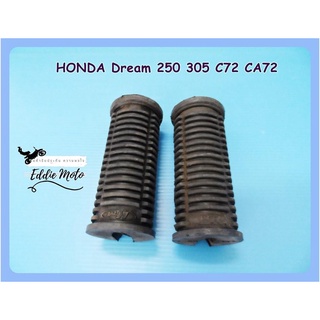 HONDA DREAM250 DREAM305 C72 CA72 "FRONT" FOOT PEG EUBBER  // ยางพักเท้าหน้า พักเท้าหน้า