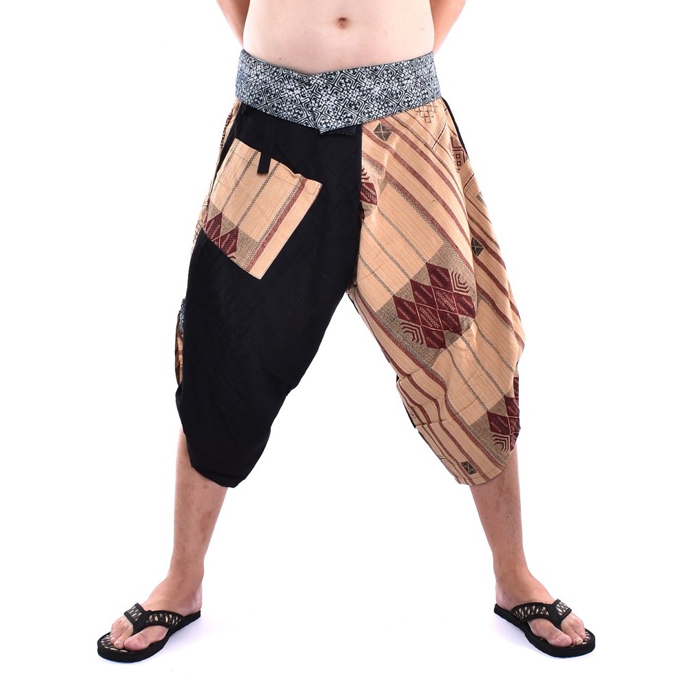 กางเกงซามูไรเอวผูก Samurai Pants Tie waist (Unisex)