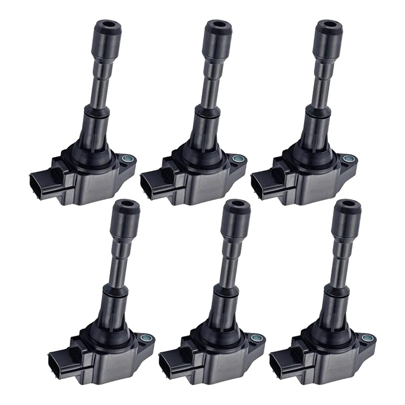Ignition Coil Pack Set of 6 for Nissan 370Z Infiniti G37 M37 Q50 Q60 Q70 QX50 QX70 V6 3.7L 5.0L 5.6L