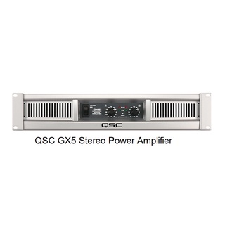 แอมป์ QSC GX5 เพาเวอร์แอมป์ขนาด 500 วัตต์ x 2 ที่ 8 โอห์ม