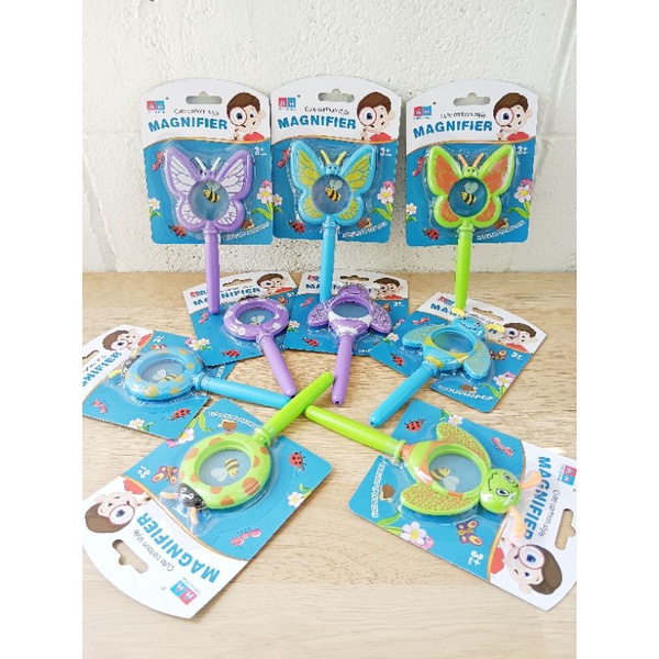 Kids learning แว่นขยายเด็ก แว่นส่องแมลงลายสัตว์ แว่นลายสัตว์ เต่าทอง ผีเสื้อ size 14.5-16 cm แล้วแต่ลายค่ะ ราคา ถูกที่สุด ดีลบีเคเค แกลเลอรีภาพที่ 7