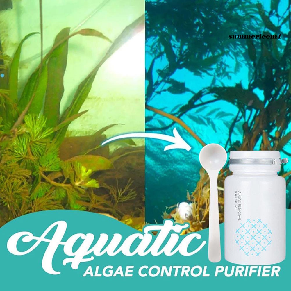 【Ready Stock】50g Granular Algae Repellent Agent Aquarium Water Tank Moss Removal Algaecide