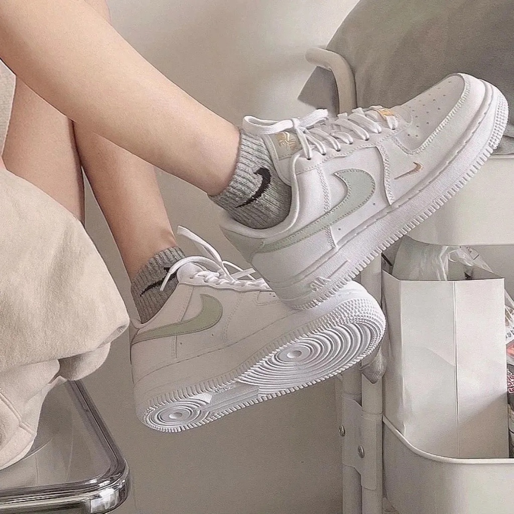 NIKE Air Force 1 Low AF1 ของแท้100 รองเท้าผ้าใบลำลองทนต่อการสึกหรอ ...