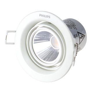 ดาวน์ไลท์ LED PHILIPS 59776 POMERON 7 วัตต์ COOLWHITE 4 นิ้ว ทรงกลม สีขาว