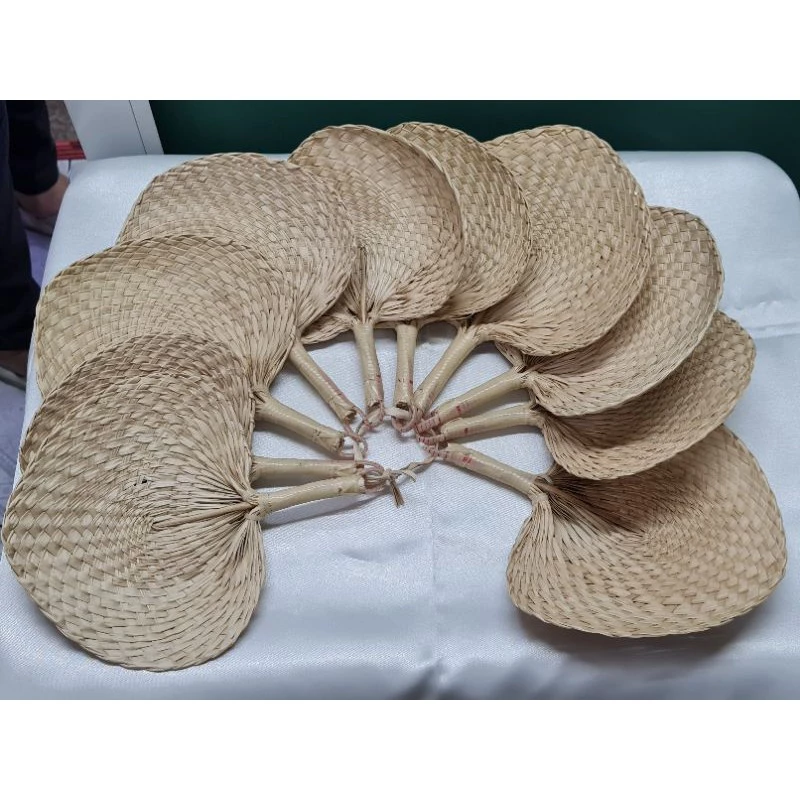 พัดใบกะพ้อสาน​ งานทำมือนครศรีธรรมราช