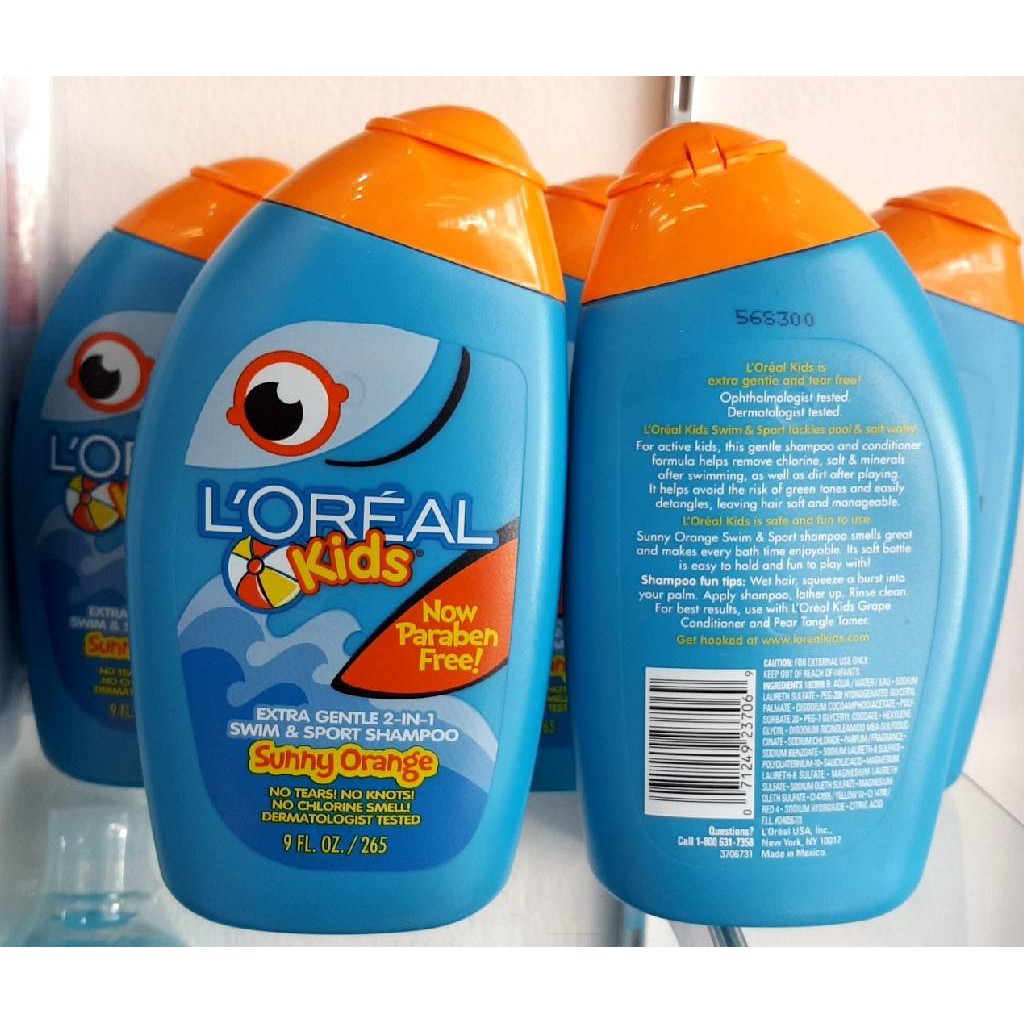 ของแท้พร้อมส่งLOreal Kids Swim Sport Shampooแชมพูเด็กลอรีอัลนอกใช้เพื่อ