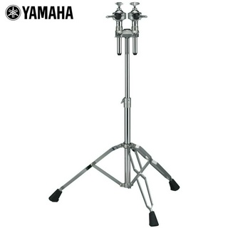 Yamaha® WS865A ขาตั้งทอมคู่ ขาตั้งกลองทอม แบบสามขาก้านคู่ พร้อมขาเสียบกลองทอม ปรับสูงได้ 62 - 104 ซม. รองรับกลองทอมที่มี