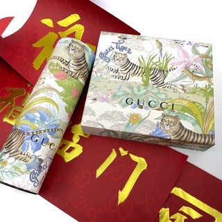 Gucci chinese new year tiger GG ป้ายอวยพรมงคล ตกแต่งบ้าน ซองอั่งเปา แบรนด์เนม ซอง ลายเสือ กุชชี่ สะสม ของแท้ ตรุษจีน