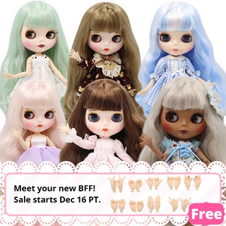 ตุ๊กตา blythe bjd diy แฟชั่น ของเล่นสำหรับเด็ก 30 ซม. 1/6