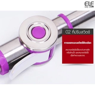 [ม็อบสแตนเลส] ELF Premium ไม้ถูพื้น พรีเมี่ยม ไม้ถูพื้นหมุนได้ 360 องศา ไม้ถูพื้นสแตนเลส แข็งแรงทนทาน ไม้ม็อบ รุ่น 4996