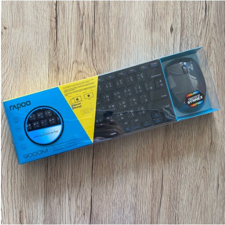 Rapoo 9000M ดำ Multi-mode Wireless Keyboard and Mouse