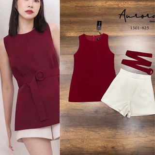 Set เสื้อ+กางเกงขาสั้น (XS/S/M/L) By Aurora