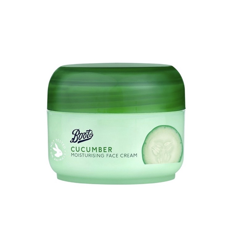 BOOTS CUCUMBER MOISTURISING CREAM ขนาด 100 ml,e