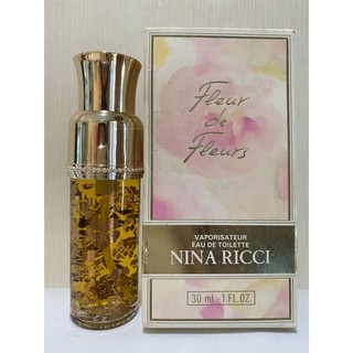 Vintage Fleur De Fleurs  Nina Ricci Perfume Women 30ml  Eau de Toilette Spray Extremely Rare.