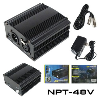 ตัวเลี้ยงไฟไมโครโฟน Nubwo PHANTOM NPT-48V Power Supply For Condenser 5.0.