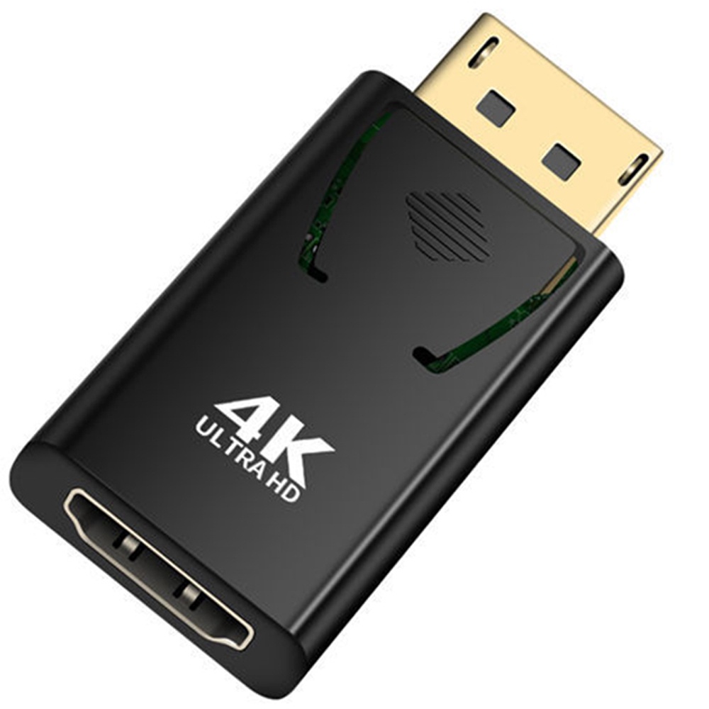 Hd 4K 1080P DisplayPort to HDMI อะแดปเตอร์ DP Male to Female HDMI Video Audio Cable สําหรับ PC TV แล็ปท็อป