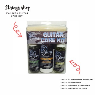 ผลิตภัณฑ์ดูแลกีตาร์ DAndrea GUITAR CARE KIT (643876109042)