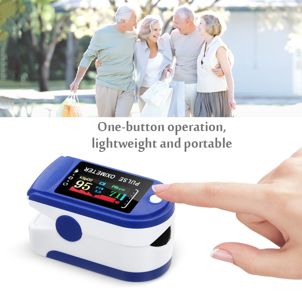 [Free battery]Pulse Oximeter Finger Pulse Oxymeter Monitor With Non