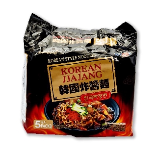 🔥The Best!! ซัมยัง ราเม็งแห้ง รสจาจังเกาหลี 120 กรัม Samyang Ramen Korean Jjajang 120 g x 5