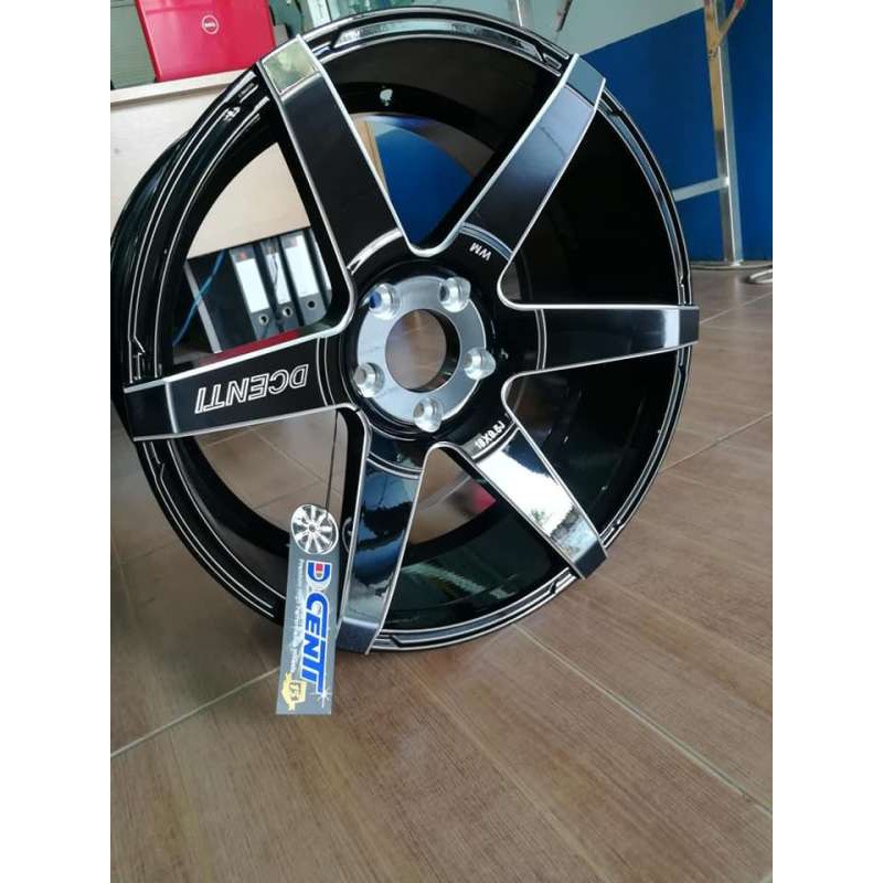 ล้อ DCENTI STW777  4 วง ขอบ 18 กว้าง 9.5  ET30  5 รู 114.3 ใส่กระบะ 5 รู , CAMRY, ACCORD, CRV,  X TR