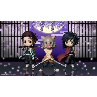 ของแท้ 🎌KIMETSU NO YAIBA - KAMADO TANJIROU＆HASHIBIRA INOSUKE＆TOMIOKA GIYUU- Q POSKET ดาบพิฆาตอสูร