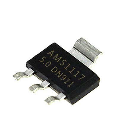 10 ชิ้น AMS1117  5V  , LM1117 , 1117 , 5V 1A Voltage Regulator