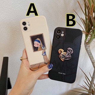 Straight edge silicone case OPPO A5 2020 A9 2020 เคส OPPO A54 4G เคสซิลิโคนขอบตรง เคส OPPO A31 2020 เคส A54 A74 A53 A16 A5S A3S cases OPPO RENO5 RENO4 RealmeC17 C15 C11 CASE