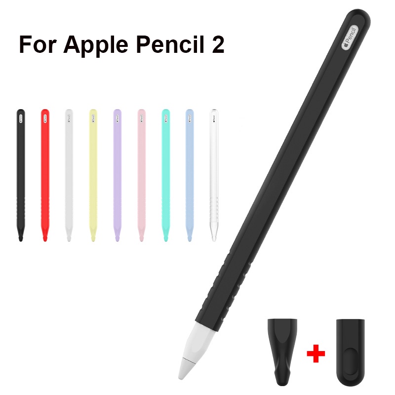 เคสซิลิโคน แบบนิ่ม บางพิเศษ กันลื่น สําหรับ Apple IPad Pencil Gen 2