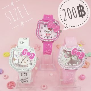 🔥ลดราคานาฬิกาคิ้ดตี้น่ารักๆ💖💖200฿ซื้อ1แถม1🔥