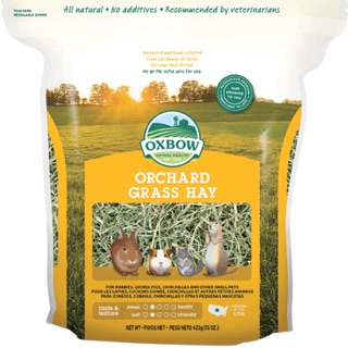 Oxbow หญ้าออร์ชาร์ด Orchard Grass Hay 15 ออนซ์ (425 กรัม)