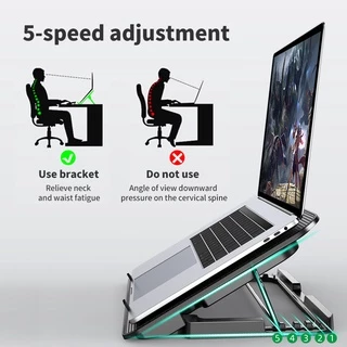 พัดลมรองโน๊ตบุ๊ค พัดลมโน๊ตบุ๊ค 6LED Laptop Cooling Pad เหมาะสำหรับแล็ปท็อปที่มีขนาดไม่เกิน 18 นิ้ว