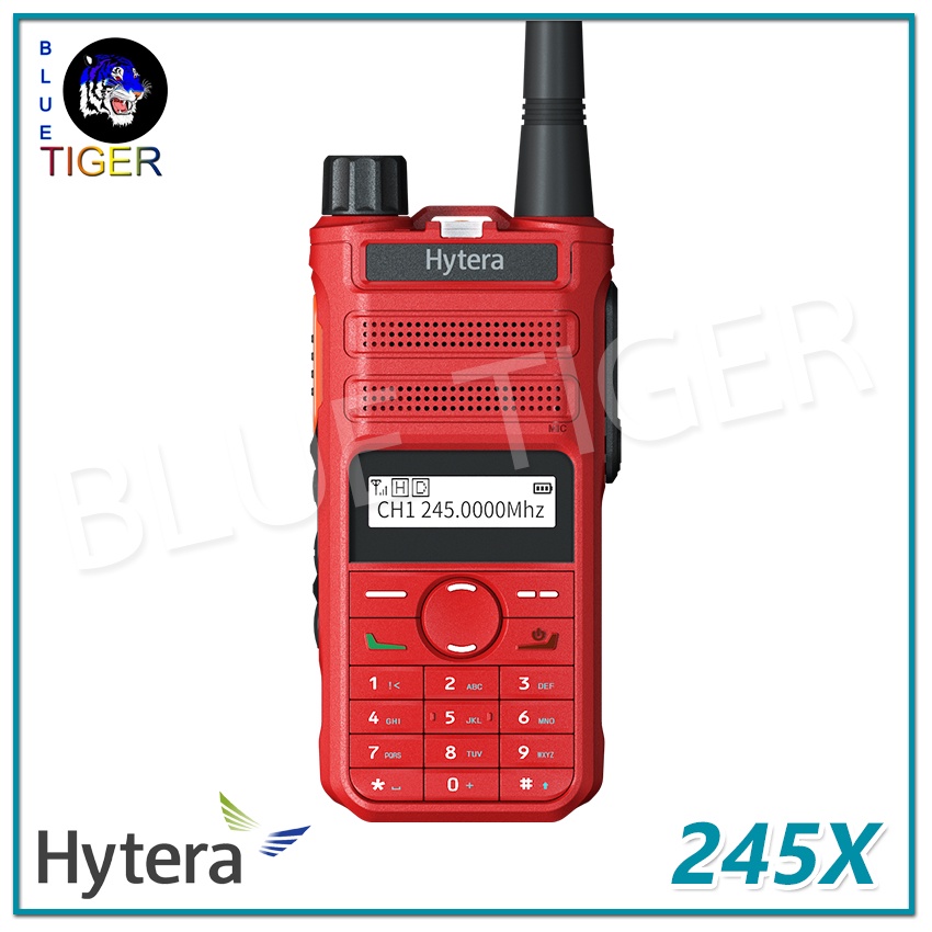 วิทยุสื่อสารรุ่นใหม่ WALKIE TALKIE HYTERA 245X 5W ย่าน 245  MHz