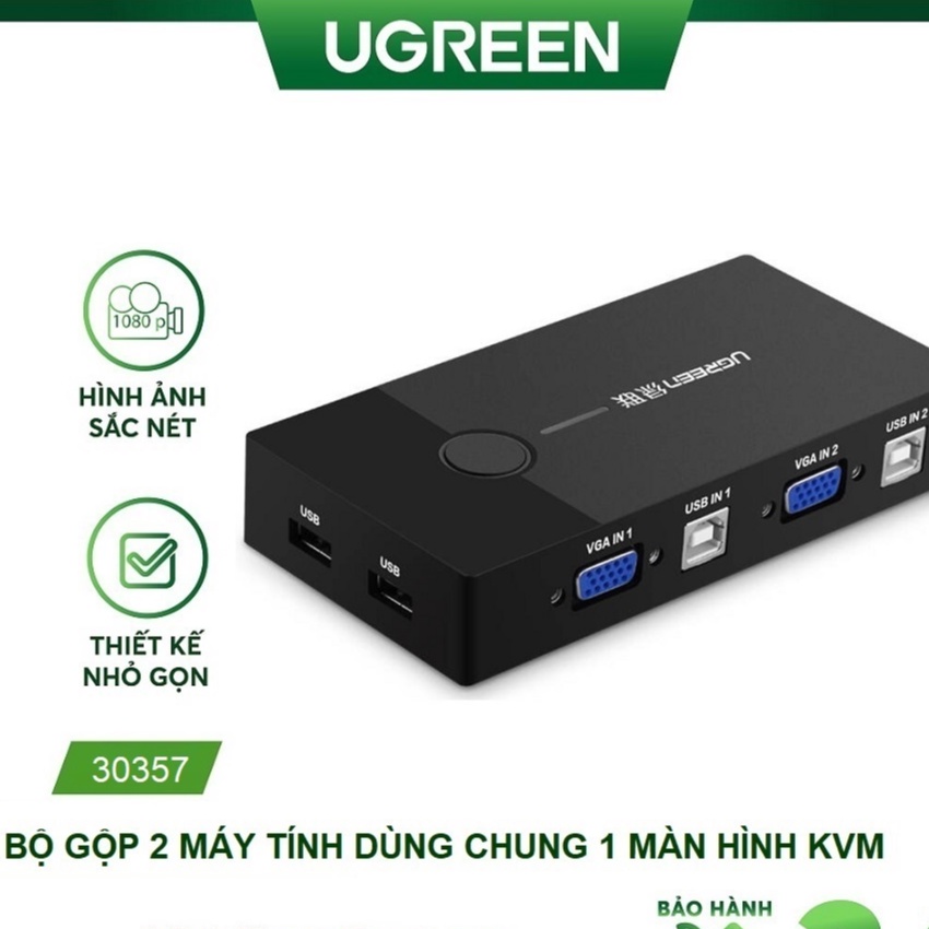 UGREEN 30357 2 PC เป็น 1 SCREEN KVM SET