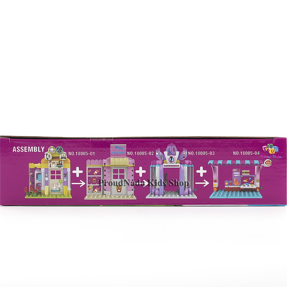 Proudnada Toys ของเล นเด กช ดต วต อเลโก ผ หญ งร านทำผม K 126 Pcs 03 Shopee Thailand