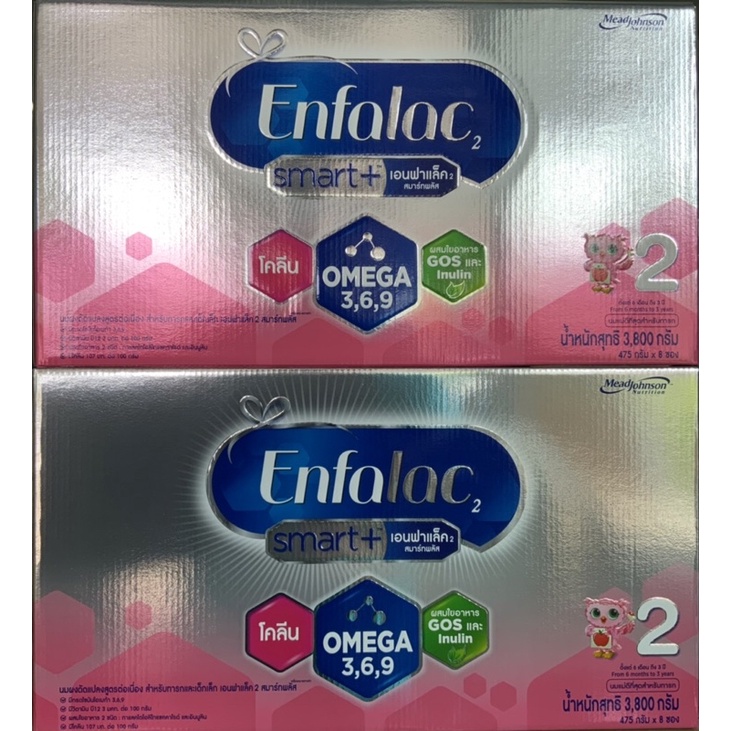 [ขายยกลัง-2กล่อง] นมผง เอนฟาแล็ค สมาร์ทพลัส สูตร 2 4000 ก ขายยกลัง Enfalac โฉมใหม่ เอนฟาสูตร2 - รูปที่ 6