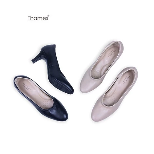 Thames(เทมส์) รองเท้าคัชชูส้นสูง 2.5 นิ้ว Shoes-TH10951 [แนะนำหน้าเท้ากว้าง เผื่อไซส์]