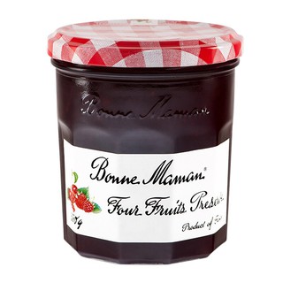 บอนน์มาม็องแยมผลไม้รวม 370กรัม Bonn Man Mans Fruit Jam 370 gm.