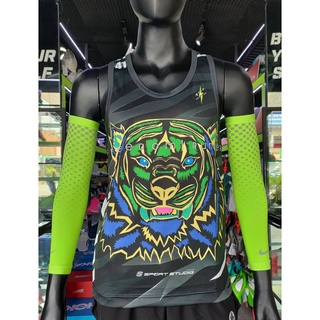 เสื้อวิ่ง Tiger Runner ผ้า "Cool MAX" (กล้าม Freedom-ลายเสือ)